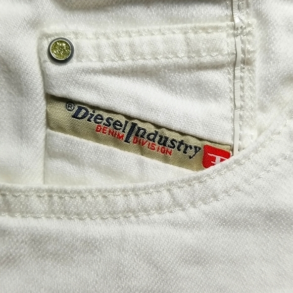 Diesel Industry Women's Clush White Skinny Jeans Size 29x32 - Picture 5 of 9